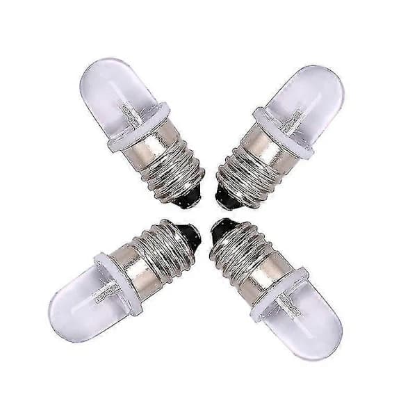 5 kpl E10 LED-lamppu E10 DC 3V 4.5V Instrumenttilamppu E10 Merkkivalo Vanhanajan taskulamppulamppu xi S20241227444