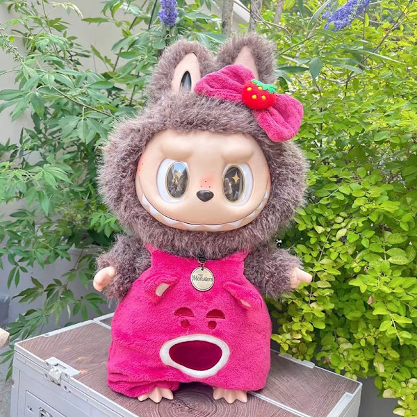 [HH]Zimomo 58cm Vaatteet Labubu Nuken Vaatteet Popmart Zimomo Labubu Iso Koko Design-vaatteet Vain 58cm Strawberry Bear clothes only