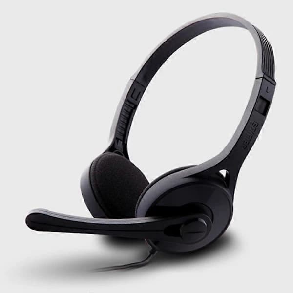 Edifier K550 3,5 mm stikforbindelse Trådbundet stereo-gamingheadset til computer med mikrofon [] Elegant sort
