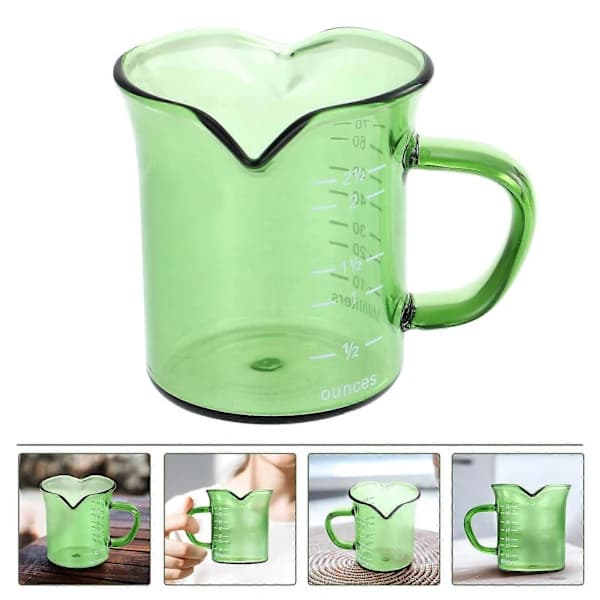 Glas Mätglas Kaffemugg Mätning Mjölkglas Hem Dricksglas Kaffekopp