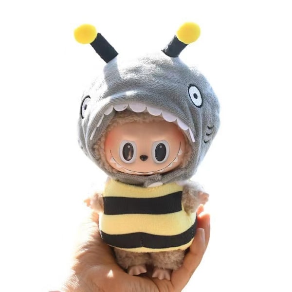 [HH] Labubu Kläder Märkesdesign Kläder Labubu Kläder Väska Skor Utsmyckning Dekorationer Förklädnad Pendant shark bee