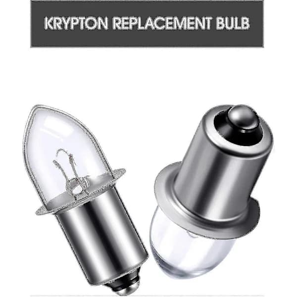 Kryptonlampe Erstatning 6V 4.8V 0.75A Bajonettsokkel (3-pakning) 3 3