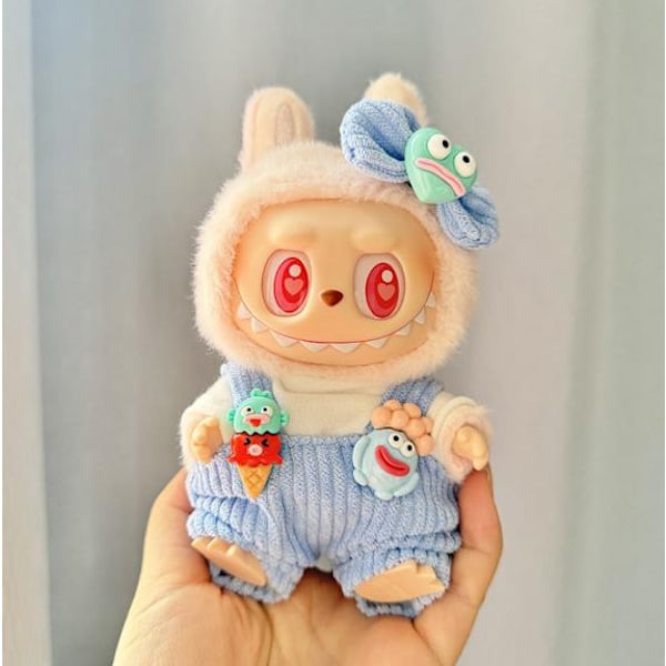 [HH] Söpö Labubu Riipus Vaatteiden Vaihto Sokkolaatikko Nuken Vaatteet Trendikkäät Vaatteet Pukeutumis Nuket Peli Tukkumyynti 5cm*5cm 6