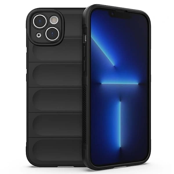 TPU + Flanell Mobiltelefondeksel for iPhone 14 Plus