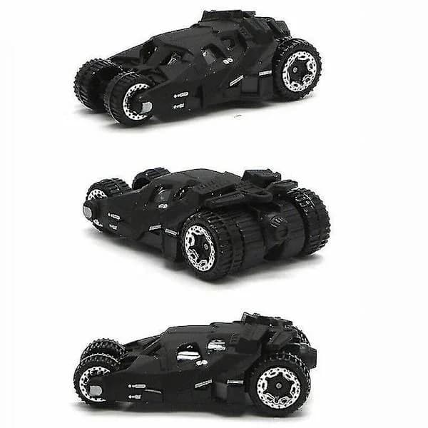 Sett med 6 Batmobile lekebiler i metall null ingen