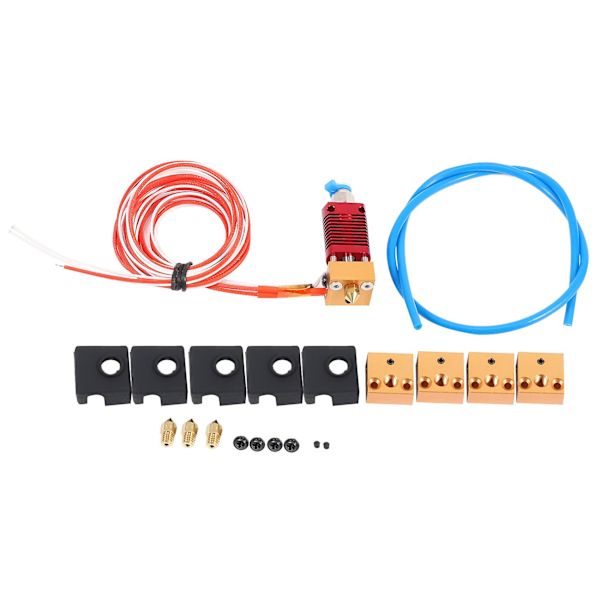 Uppgraderade delar monterade extruder Hotend med Bowden-rör, 0,4 mm munstycke för 3 / 3 Pro