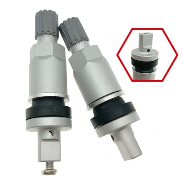 HA-St TPMS Bildäckventiler Aluminiumlegering Slanglösa Ventiler Däcktrycksövervakningssystem Sensor Ventilstam Reparationssats