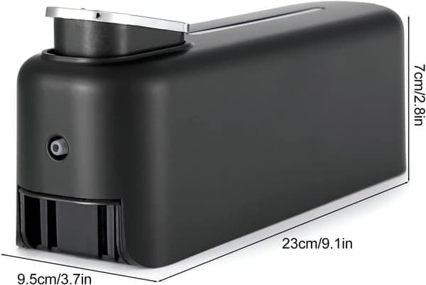 Väggmonterad - Handtvål Schampo Duschgeldispenser - 300 ml - Svart