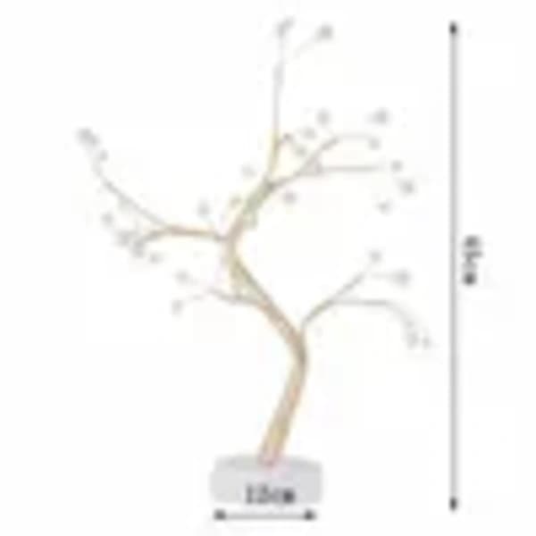Juletre Illusjonslampe USB Barnerom Dekor 3D Perletre LED Nattlampe Bursdagsgave