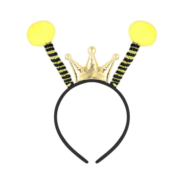 Pannband för kvinnor Bee Antenn Pannband Halloween Födelsedag Vuxen Cosplay present Dampannband