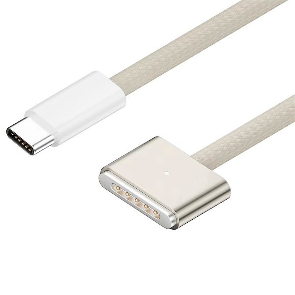 (HH) Lämplig yhteensopiva Macbookpro-latauskaapelin 140 W:n pikalataustyyppi-c - Magsafe3-kaapeli tähtikulta