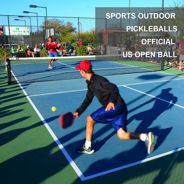 Pickleball-pallot, 40 reiän urheilupalloa ulkokäyttöön, USA Pickleball -hyväksytty, 4 ja 12 kappaleen pickleball-pakkaukset