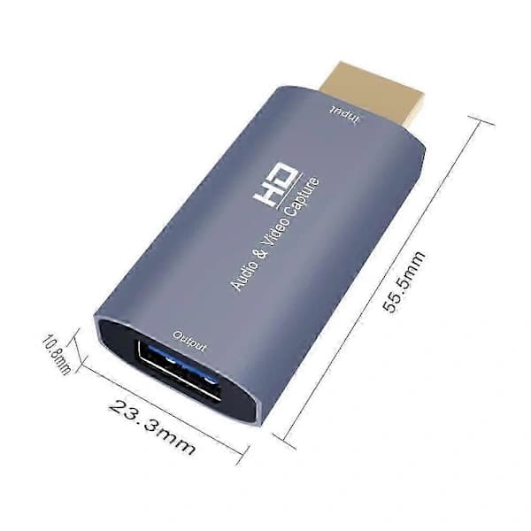 USB Hunn til HDMI Hann Videoopptakskort - Z51 Modell