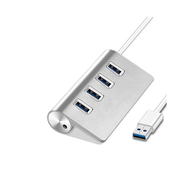 Usb 3.0 Hub 4 Porttia 5gbps Nopea Virta-adapteri Usb 2.0 Hub Usb-jakaja Kannettavan Tietokoneen Adapteri Compu