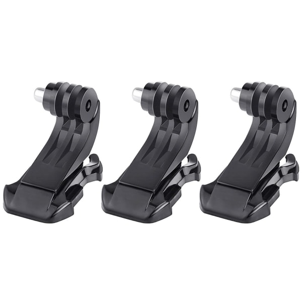 /HA/3-Pack J-Krok Fäste / Snabbfäste för GoPro - Alla Modeller Svart