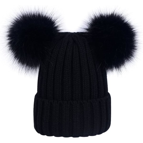 Dammössa Bobble Hat Double Pom Beanie