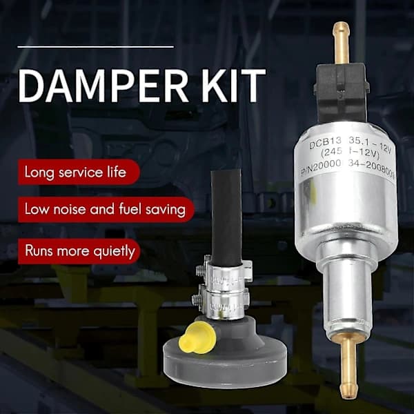 12V DP30 Drivstoffpumpe med Demper 86115A 86115B Erstatter Webasto Varmer
