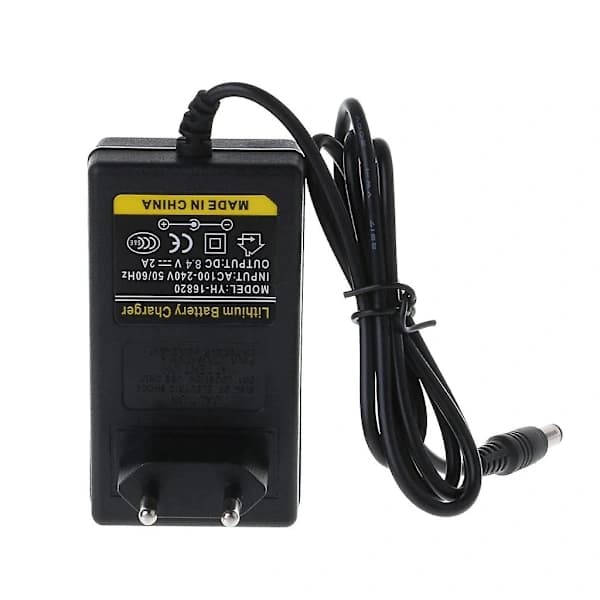 HA-100-240v 8.4v 2a Polymer Litium Batteriladdare Strömadapter Med