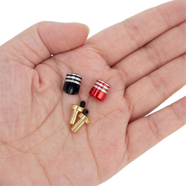 2 kpl/setti akkujäähdytyselementin pistokkeet ja kahvat 5,0 mm 1/10 maastoautoon Rc-auton lisävarusteet