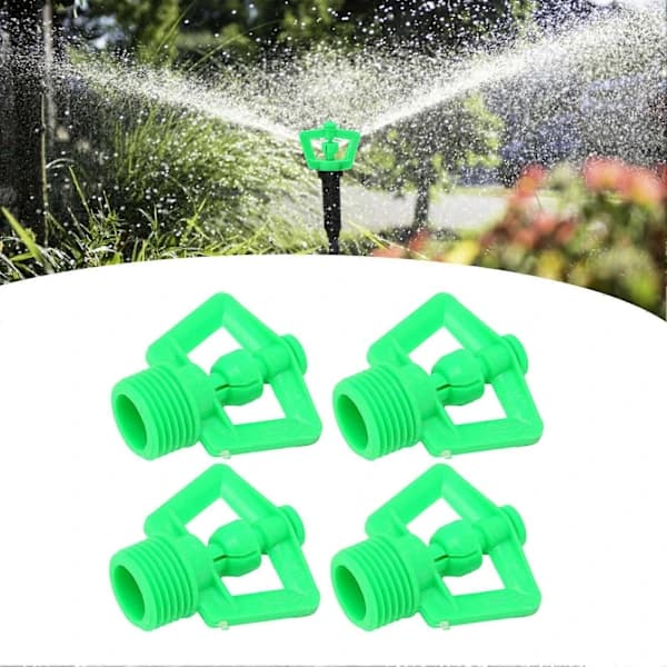 10 stk. G1/2 Hangevind 360 Graders Roterende Sprinkler til Havevanding