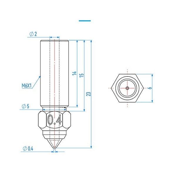 K1 Nozzle Kit 3d Printer Nozzles, Hardened Steel Nozzle Copper Alloy Extruder Nozzles For K1, K1 Ma