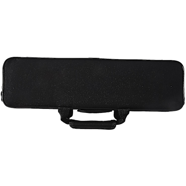 Nylon Polstret Fløyteveske Bæreveske Deksel Skulderstropp 39x7x11cm Svart