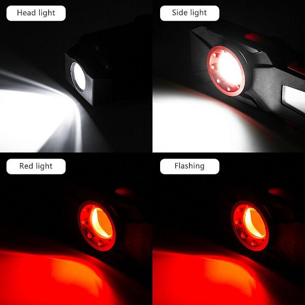 Lys COB LED arbeidslys magnetisk USB oppladbar håndlys nødlys