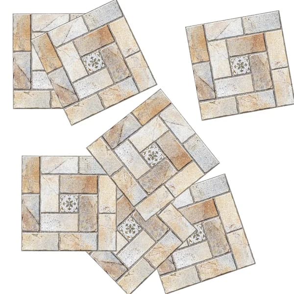 15 stk. Selvklebende Fliser Tapet 10 x 10 cm Mosaikk Stil