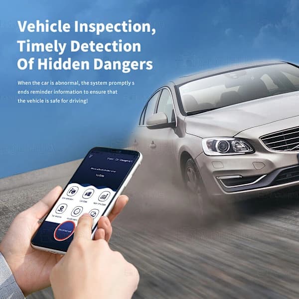 OBD2 ELM327 Bluetooth/WIFI Profesjonell diagnostisk enhet Bil IOS Tester Scanner DE