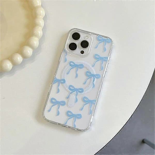 Deksler for iPhone 16 Pro Kompatibelt med MagSafe Rosettemønster PC + TPU Telefon Bakside