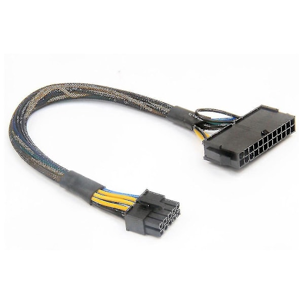 24-bens til 10-bens Atx Psu-netadapter flettet ærme kabel A