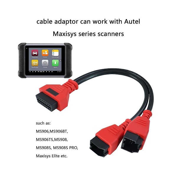 Ohjelmointikaapeli 12+8 liitin Ds808 Maxisys 906 908 Pro Elite Launch X431:lle