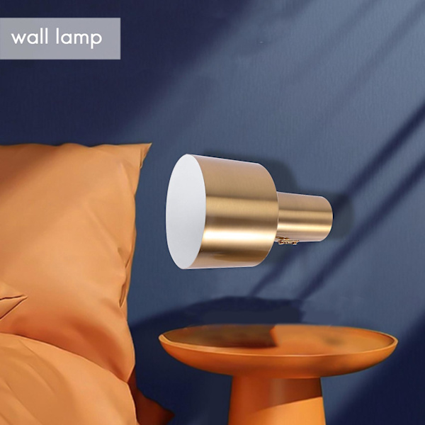 Led vegglampe justerbar retning speil baderomslys gyllent trappelys soverom jern vegglampe