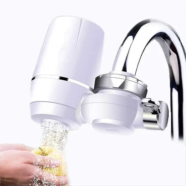 Omvänd osmos vattenfiltersystem med pump och borstad nickelkran