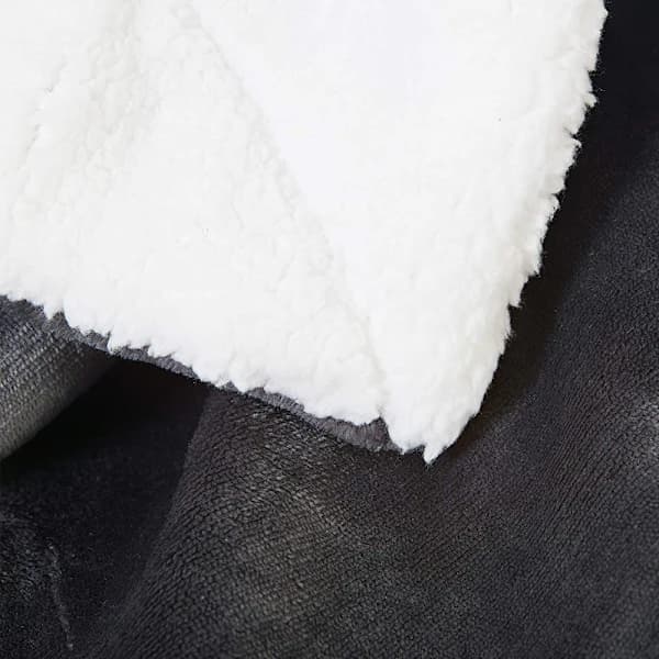 Filt Dobbeltsidige Tepper, Koselige Tepper, Tykt Varmt Sofateppe Fluffy Fleeceteppe for Sofatrekk eller Stue Teppe