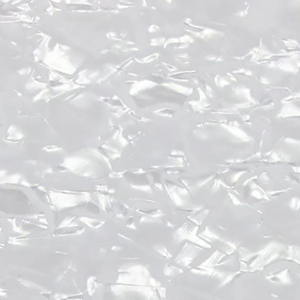 3-lags Pvc med pickguard materiale ark DIY ubeskåret 16,9x11,4x0,09 tommer, perlemorhvid