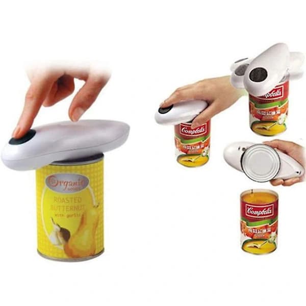 Electric Can Opener, Safe Smooth No Sharp Edges Jar Opener
