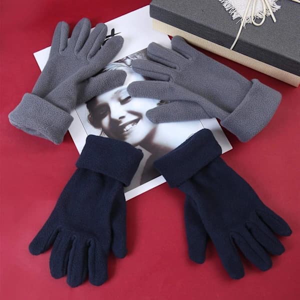 Fleece Vinterhansker for Barn Varme Hansker med Fulle Fingre for Gutter Jenter Barn Snø Utendørsaktiviteter Tilbehør