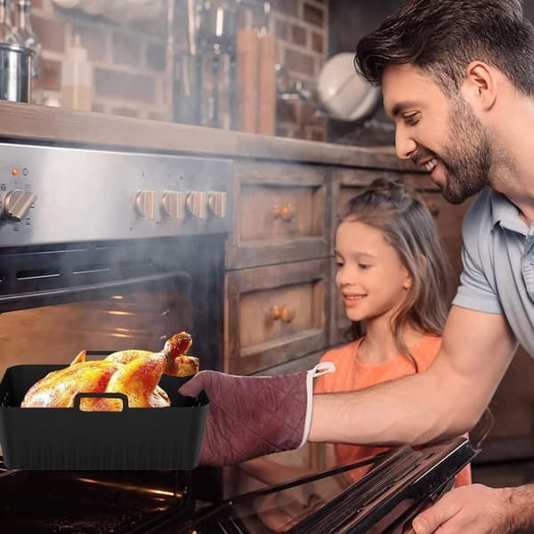2-pak airfryerform til Ninja Double Stack XL airfryer SL400EU, silikoneformtilbehør Airfryer Foodi Max - sh
