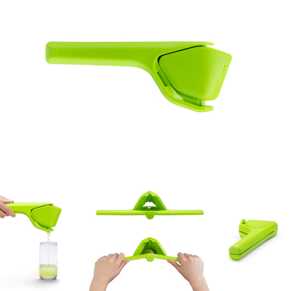 Original Lemon Fluicer - Ergonomisk manuell sitruspresser som er enkel å presse, foldbar og plassbesparende, reduserer krefter som trengs