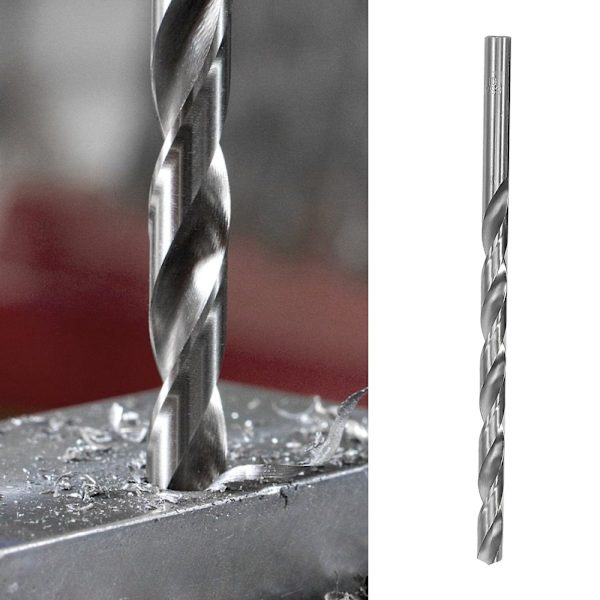 4-10mm Ekstra Lang 200mm Hss Spiralbor Lige Skaft Sneglen Boring Bit Værktøj