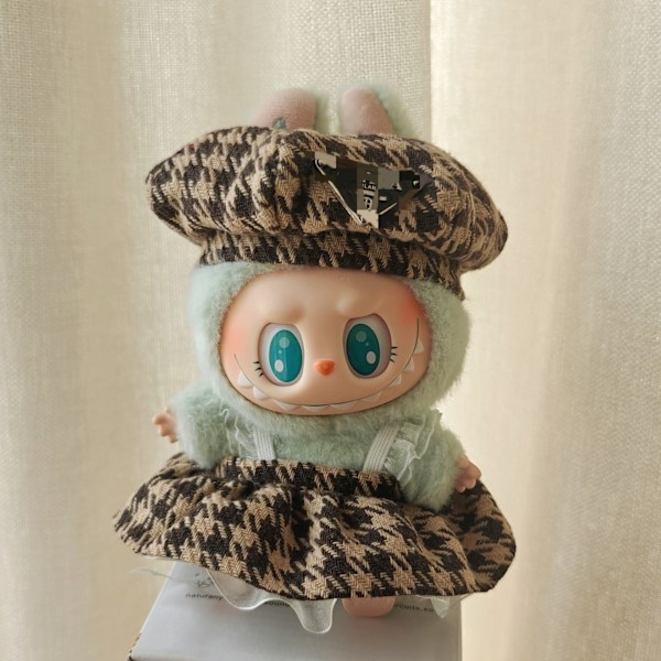 [HH]Labubu Kläder 17cm /15cm Prad Kläder Liten Doft Stil Set Labubu Outfit Mode Labubu Tillbehör 2 (excluding doll)