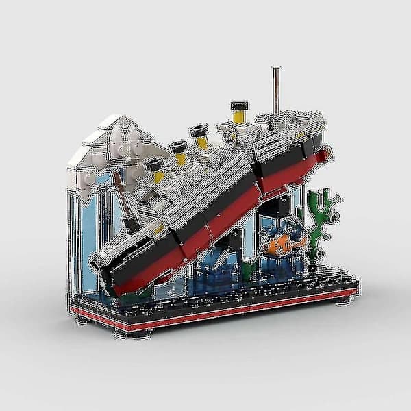 Titanic Skib Små Partikler Moc Samlede Byggeklodser