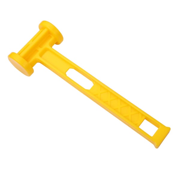 Plastklubba - 1 stycke, 26x8,5 cm, PE-material, gul mångsidig plastklubba