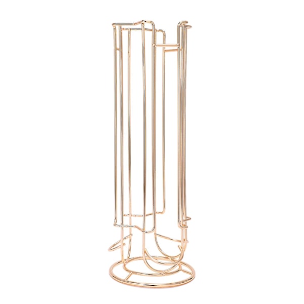 2x Oasiswj Metal Kaffekapsler Holder Jern Krombelagt Stativ Kaffekapsel Opbevaringsstativ Til 18 stk