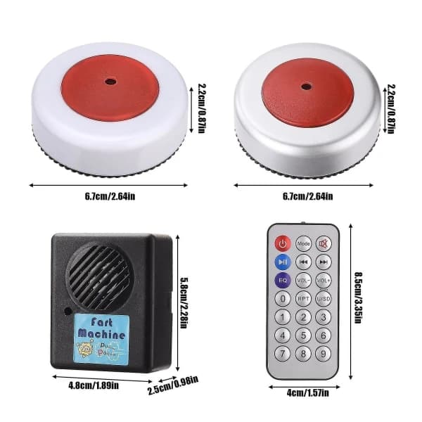 New Funny Prank Remote Control Fart Machine Gift