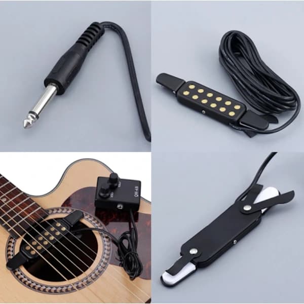 Clip-on mikrofoner Akustiske gitarrmikrofoner