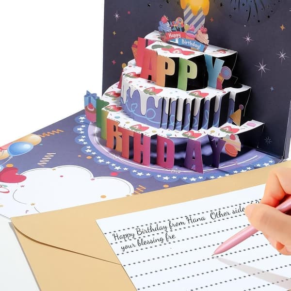Musical Birthday Card 3D Greeting Card - Nice Gift