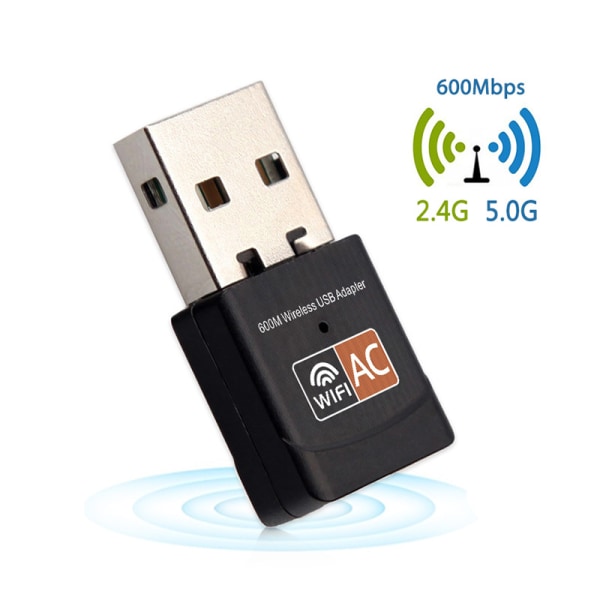 Dual Band WiFi USB -adapterUSB WiFi-adapter för stationär dator