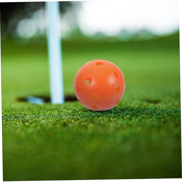 100 stk golf treningsballer HDPE hullball med hull